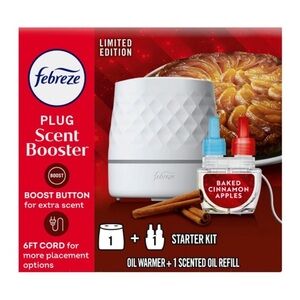 Febreze Limited Edition Baked Apples & Cinnamon Scent Booster Starter Kit